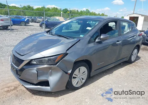 2019 Nissan Leaf S z USA, uszkodzony, nr VIN 1N4AZ1CP9KC305660
